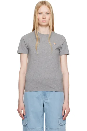 Maison Kitsuné Gray Baby Fox Regular T-shirt