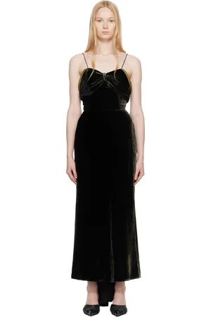 Maison Margiela Black Silk Maxi Dress