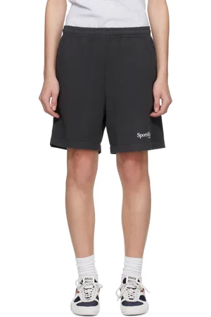 Sporty & Rich Black HWCNY Gym Shorts