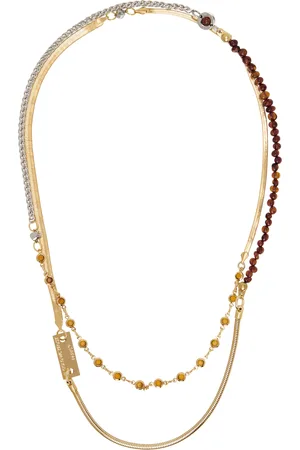 In Gold We Trust & Silver Multiraw Necklace