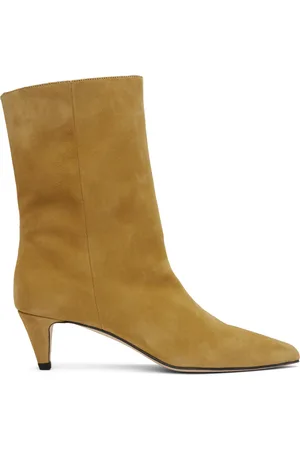 By Far Tan Lysander Kid Suede Leather Boots