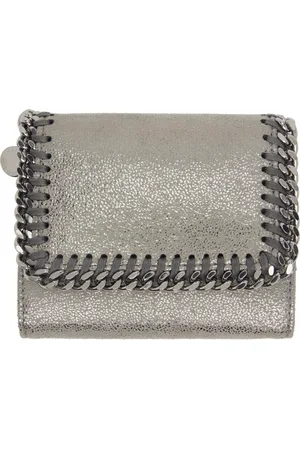 Stella McCartney Silver Falabella Small Flap Wallet