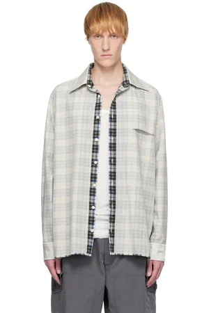 Maison Margiela Off-White Checkered Shirt
