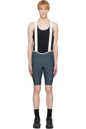 Maap Blue & Off-White Team Bib Evo Cargo Shorts