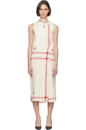 Hodakova Kitchen Towel Wrap Midi Dress