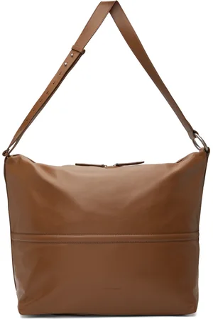 DRIES VAN NOTEN Brown Holdall Crossbody Bag