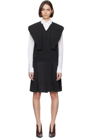 Hodakova Pleated Sleeve Midi Dress
