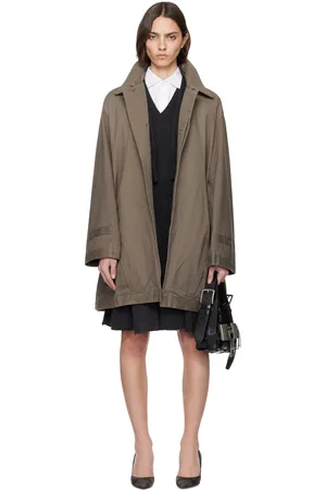 Hodakova Upside Down Chino Trench Coat
