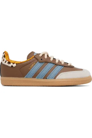adidas Little Kids Brown Samba OG Sneakers