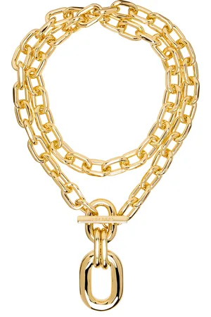 Paco rabanne Double XL Link Pendant Necklace
