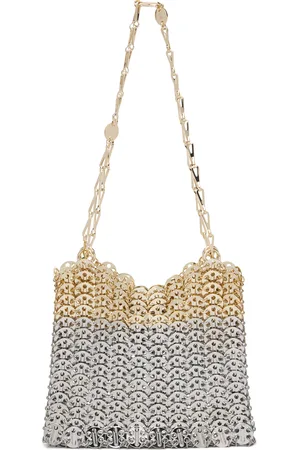 Paco rabanne Silver & Gold Iconic Skyline 1969 Bag