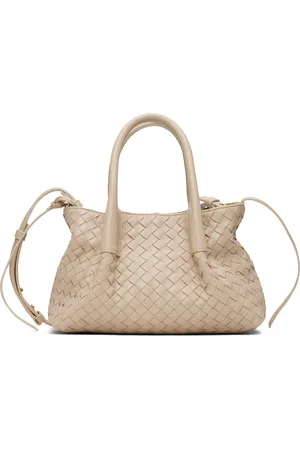 Bottega Veneta Beige Small Pinacoteca Bag