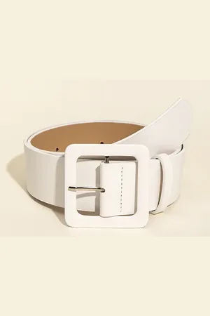 stylewe Minimalist Square Buckle Belt