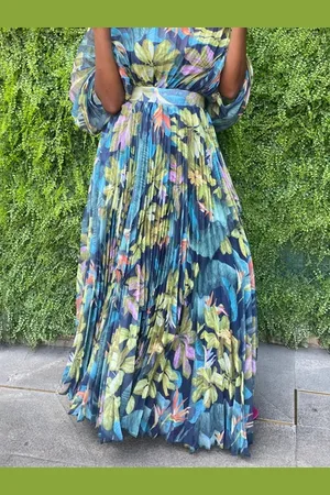 stylewe Regular Fit Elegant Floral Maxi Skirt