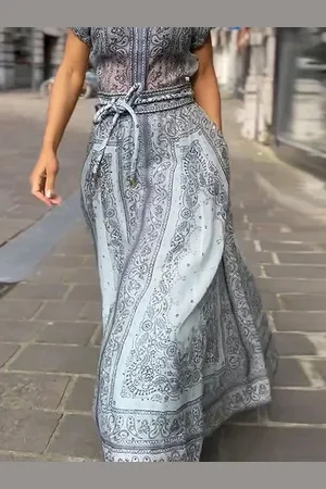 stylewe Urban Loose Maxi Skirt