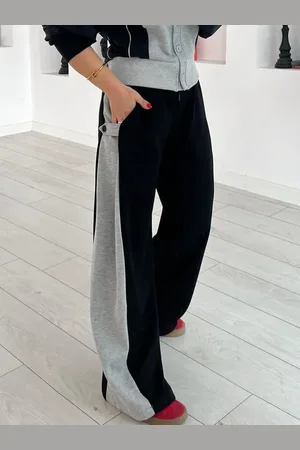 stylewe Casual Color Block Fashion Pants