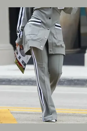 stylewe Color Block Casual Fashion Straight Pants