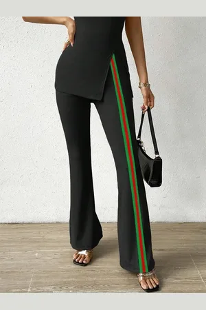 stylewe Casual Color Block Fashion Pants