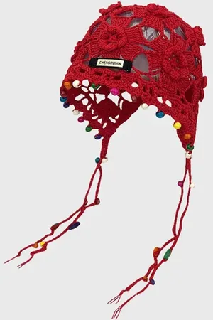 stylewe Hollow Tassel Hand-knitted Cap