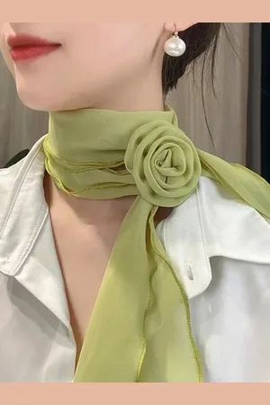 stylewe Urban Plain Silk Scarf