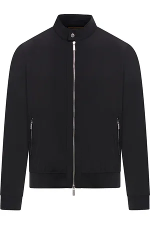 MOORER Zip-up bomber jacket - - Man