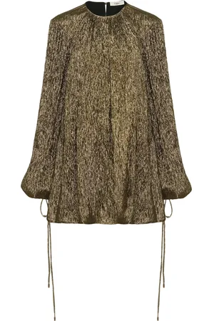 Chloé GATHERED MINI DRESS IN SILK CRÊPON - - Woman