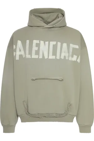 Balenciaga HOODIE WITH RIPPED POCKET - - Man