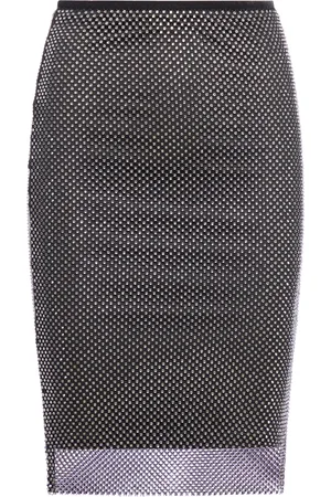 Sportmax Tulle skirt with rhinestones - - Woman