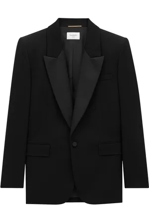 Saint Laurent GRAIN DE POUDRE SMOKING JACKET - - Woman