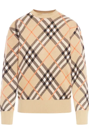 Burberry Check wool blend pullover - - Woman