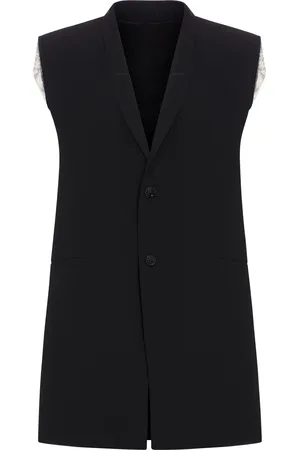 Rick Owens TAILORED WOOL VEST - - Woman