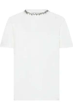 Golden Goose COTTON T-SHIRT WITH CRYSTALS - - Woman