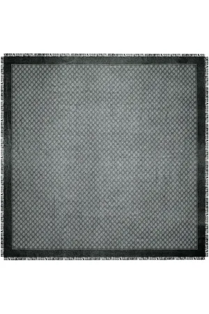 Gucci SHINY GG JACQUARD WOOL SHAWL - - Woman