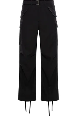 SACAI COTTON TWILL PANTS - - Man