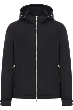 MOORER TECHNICAL FABRIC JACKET WITH HOOD - - Man