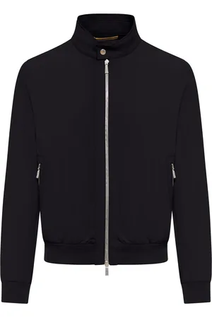 MOORER Zip-up bomber jacket - - Man