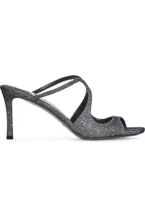 Jimmy Choo ANISE 75MM SANDALS WITH GLITTER - - Woman