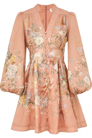 ZIMMERMANN TALLOW NECK MINI DRESS - - Woman