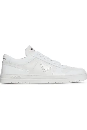 Prada Downtown Leather Sneakers - - Woman