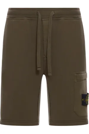 Stone Island SPORTS BERMUDA SHORTS WITH COMPASS APPLICATION - - Man