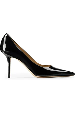 Jimmy Choo PATENT LEATHER DECOLLETE WITH JC LOGO - - Woman