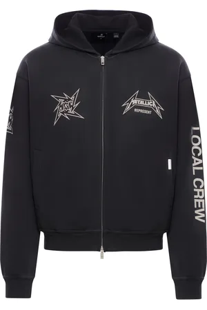 Represent METALLICA 40 YEAR ANNIVERSARY ZIP-THRU HOODIE - - Man