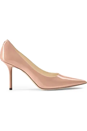 Jimmy Choo PATENT LEATHER DECOLLETE WITH JC LOGO - - Woman