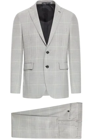 TAGLIATORE CHECK PRINT WOOL DRESS - - Man