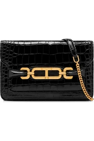 Tom Ford WHITNEY SMALL CROCODILE PRINTED SHOULDER BAG - - Woman