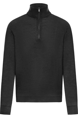 ZANONE Sweater in wool with zip - - Man
