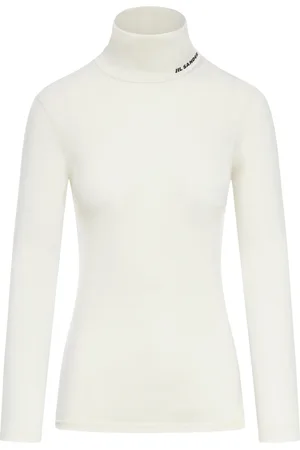 Jil Sander Long sleeve top with funnel neckline - - Woman