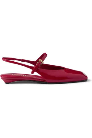 Prada PATENT LEATHER SLINGBACK BALLERINAS - - Woman