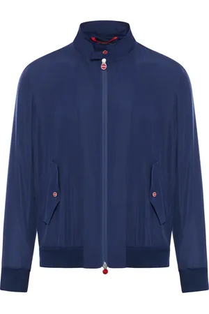 Kiton SATIN FABRIC ZIP-UP JACKET - - Man