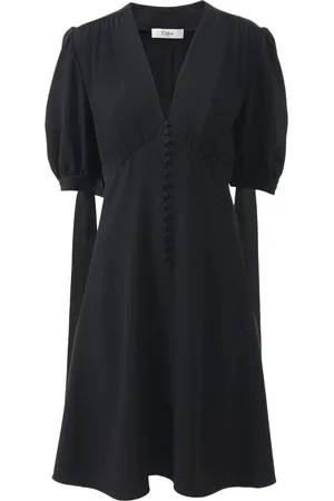 Chloé A-LINE DRESS IN CRÊPE - - Woman